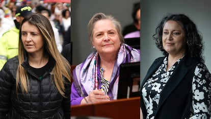 Paloma Valencia, Clara López y Angélica Lozano.
