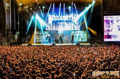 Concierto de Megadeth en la pasada edición