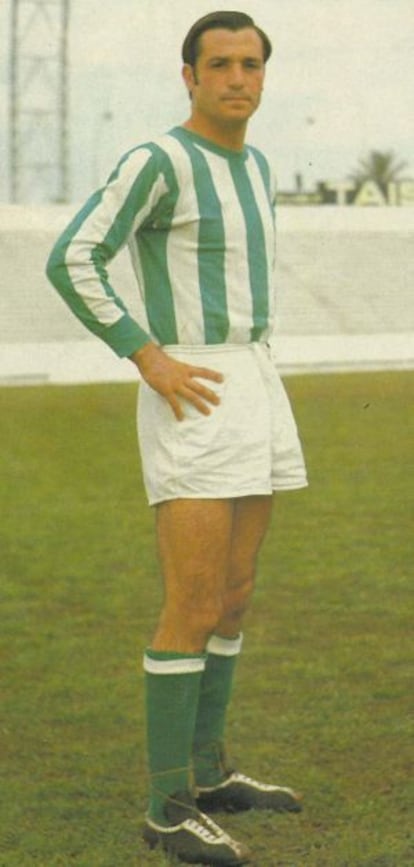 Quino, en su &eacute;poca en el Betis. 