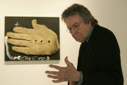El pintor Antoni Tàpies, retratado en Madrid en 2006.