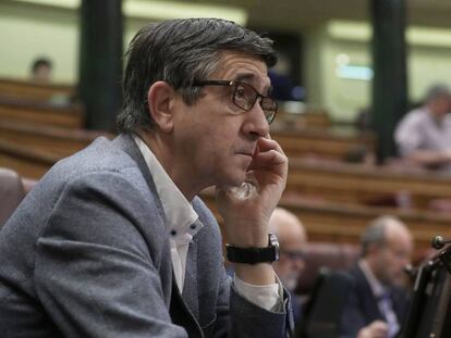 Patxi L&oacute;pez, en el Congreso de los Diputados.