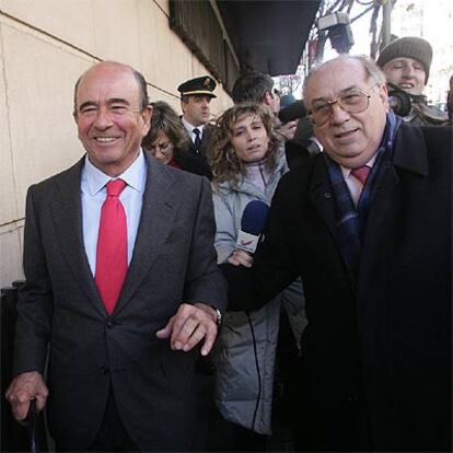 Emilio Botín sale de la Audiencia Nacional el pasado 26 de enero tras prestar declaración.