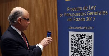 El ministro de Hacienda, Cristóbal Montoro.