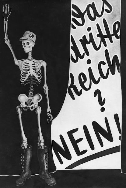 Cartel para las elecciones presidenciales de 1932 en la República de Weimar.