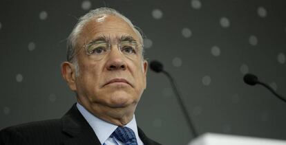 El secretario general de la OCDE, Ángel Gurría, el martes en París.