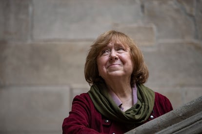 La escritora ganadora del XXXIV Premio Internacional Catalunya Svetlana Alexiévich.