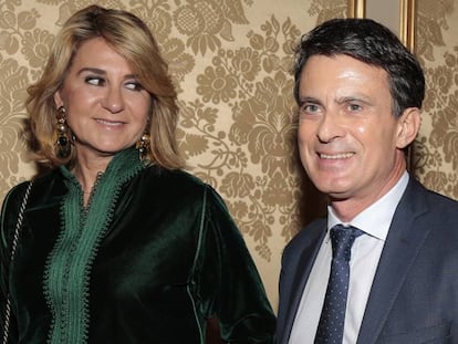 Susana Gallardo i Manuel Valls, el 6 de gener als premis Nadal, a Barcelona.