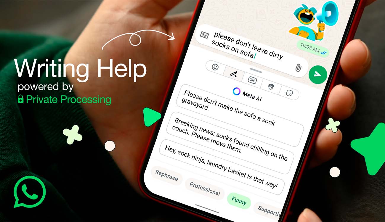 Nueva función IA de WhatsApp