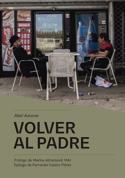 Portada del libro 'Volver al padre', de Abel Azcona. EDITORIAL PEPITAS DE CALABAZA