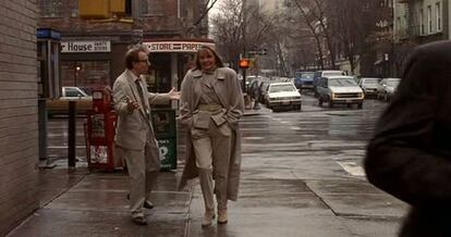 Woody Allen y Diane Keaton en un fotograma de 'Misterioso asesinato en Manhattan'