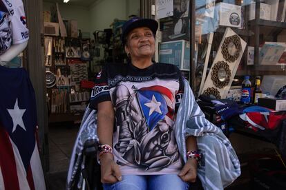 Sarita, una pequeña comerciante en Reading.