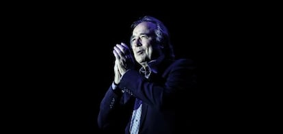 Serrat, ayer en Madrid.