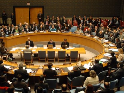 Reuni&oacute;n del Consejo de Seguridad de Naciones Unidas.