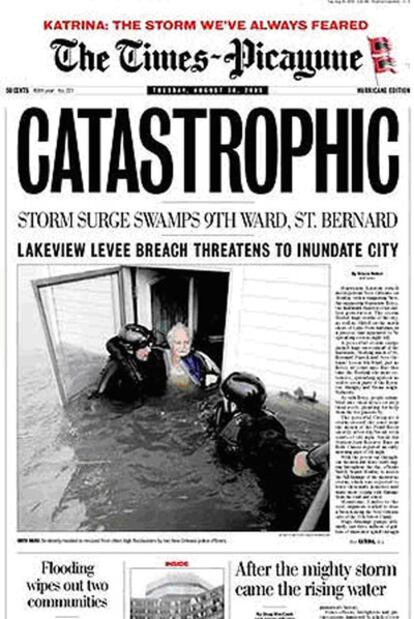 El diario 'The Times-Picayune', junto con el 'The Sun Herald', ganó en 2006 el Pulitzer por su cobertura del 'Katrina'