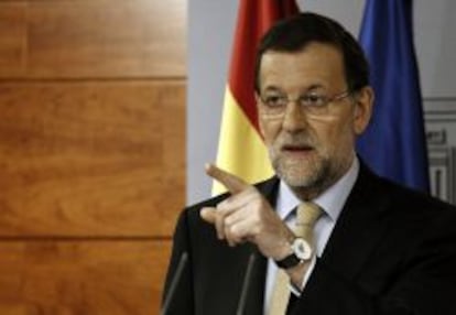 El presidente del Gobierno, Mariano Rajoy.