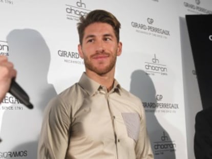 Sergio Ramos, durante un acto publicitario.
