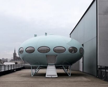 Futuro House en Hiekkaharju, Vantaa (Finlandia), de Matti Suuronen. 1968.