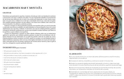 Receta de 'Macarrones mar y montaña', en el apartado de tradición revisitada del libro 'La sartén por el mango', de Carme Ruscalleda (RBA).