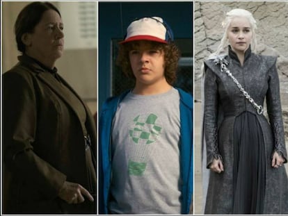 'The Handmaid's Tale', 'Stranger Things', 'Game of Thrones' e 'Big Little Lies'.