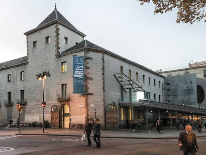 Edificio del Arts Santa Mònica, en Barcelona, en 2017.