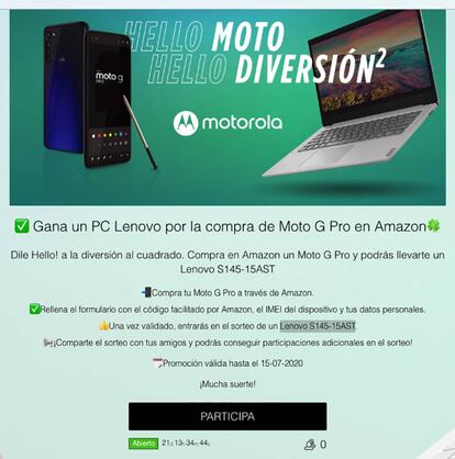 Concurso Moto G Pro.