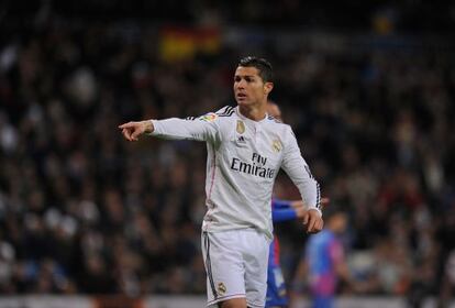 Cristiano Ronaldo en un partido contra el Levante.