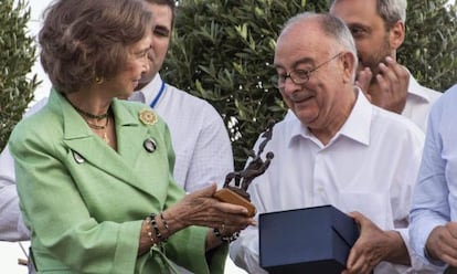 La reina Sofía, en la inauguración de la nueva sede de Proyecto Hombre Baleares.