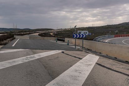 Tramo de la carretera MP-203 en Mejorada del Campo, Madrid. 