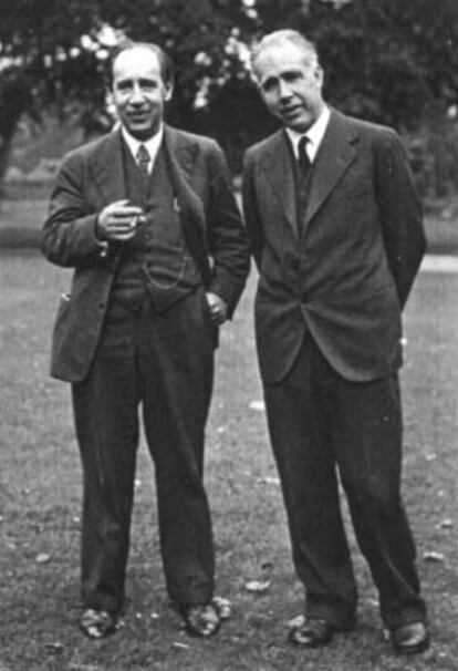 Harald y Niels Bohr