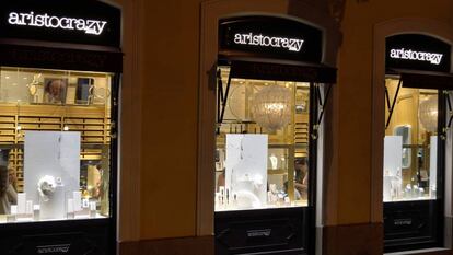 Tienda de Aristocrazy, uno de los clientes de Famaex, en Madrid.