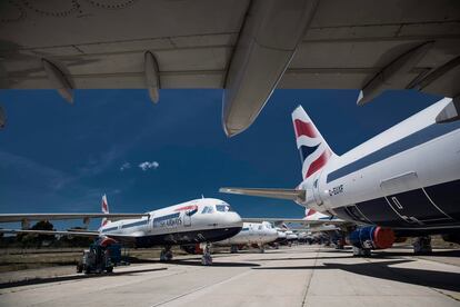 Aviones de British Airways.