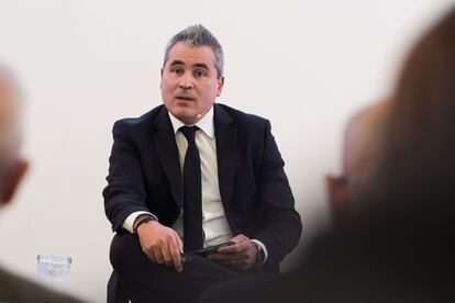 El presidente de Anfac, Josep Maria Recasens, durante un encuentro con la prensa en Madrid el 12 de diciembre de 2024. Imagen cedida por Anfac.