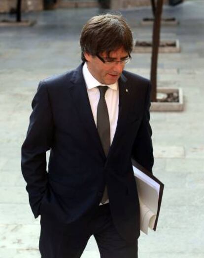 El president de la Generalitat, Carles Puigdemont.