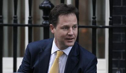 El viceprimer ministro brit&aacute;nico, Nick Clegg.