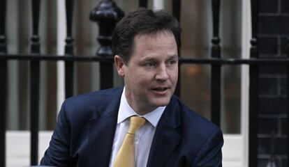 El viceprimer ministro británico, Nick Clegg.