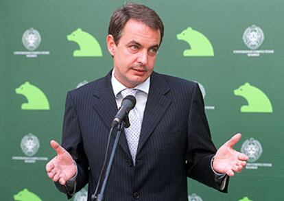 José Luis Rodríguez Zapatero, el pasado día 14 en los Cursos de Verano de El Escorial.