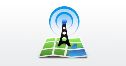 icono antena wifi mapa