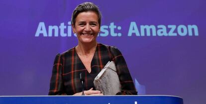 Margrethe Vestager, vicepresidenta ejecutiva de la Comisión Europea.