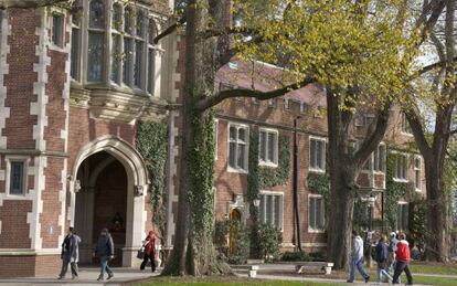 Campus de la Universidad de Princeton, en Nueva Jersey (Estados Unidos). 