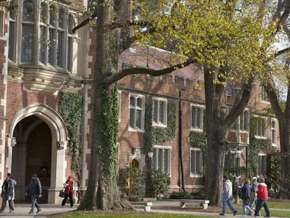 Campus de la Universidad de Princeton, en Nueva Jersey (Estados Unidos). 