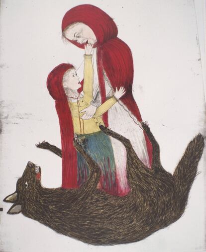 Kiki Smith y su litografía ‘Born’, 2002.