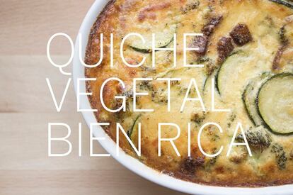 Quiche vegetal