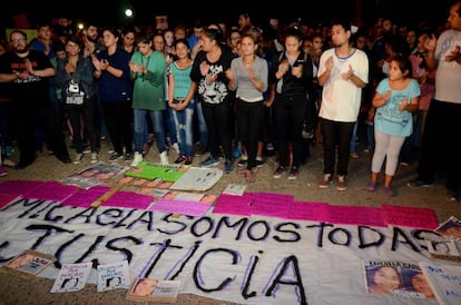 Marcha en Gualeguay (Entre Ríos) para exigir justicia por Micaela García.