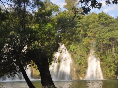 Cascadas sobre la Huasteca potosina.