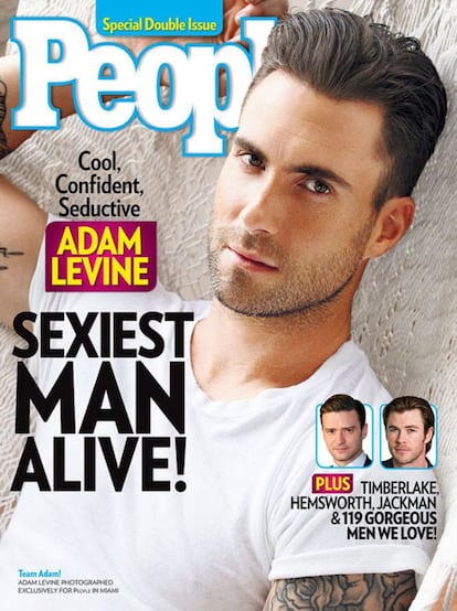 En 2013 el cantante de Maroon 5, Adam Levine, fue catalogado el hombre más sexy del mundo. "Mis amigos y familiares se burlaran de mi, los próximos 20 años de mi vida , pero estoy listo para manejar la situación", bromeó el músico.