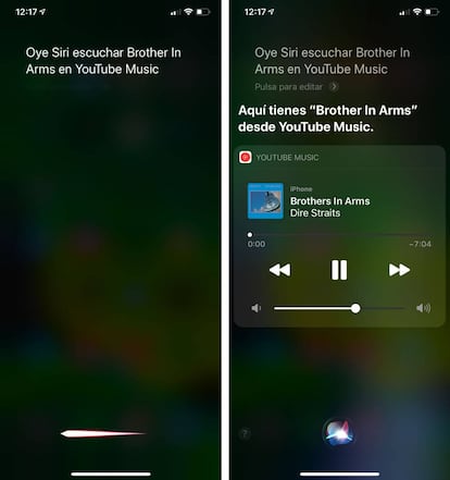 YouTube Music ya es compatible con Siri.