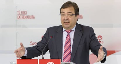 El presidente de Extremadura, Guillermo Fernández Vara.