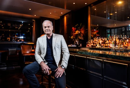 Kelsey Grammer at a hotel in Madrid on December 19, 2023.