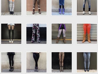 Retratos en los que las piernas son lo que importa