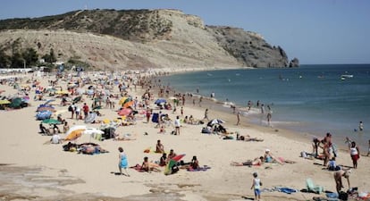Praia da Luz, en el Algarve portugués.